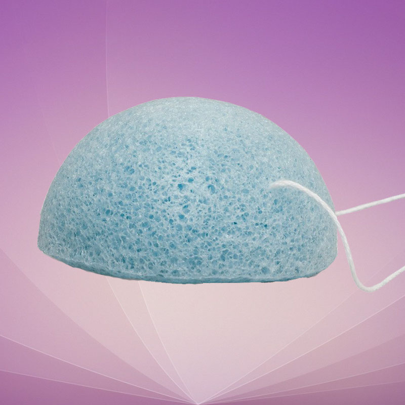 Blue Konjac Cleansing Sponge