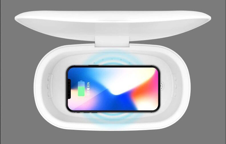 Ultraviolet sterilizer box wireless charging function